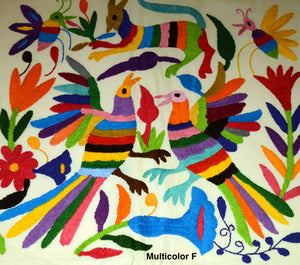 Otomi pillow cover multicolor