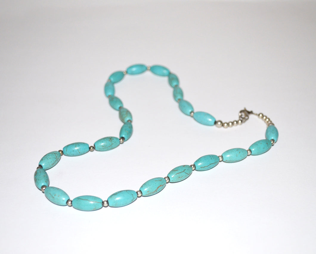 Necklace from turquenite