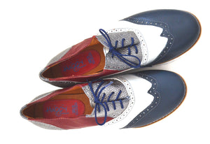 Mom and daughter Boston burgundy style shoes.