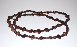 Bean necklace with seeds