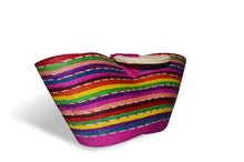 Multicolor Beach Handbag
