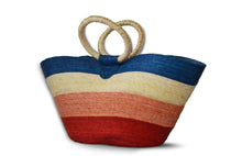Striped Beach Handbag