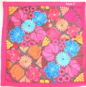 Otomi multicolor pillow cover