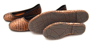 Mom and daughter copper shoes.